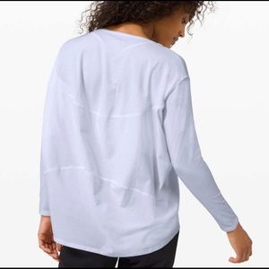 lululemon daydream confetti dots LA back in action long sleeved oversized top